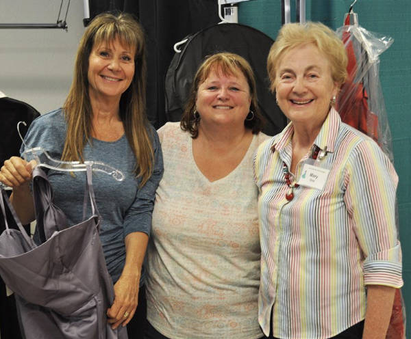 Volunteers at the Prom Closet